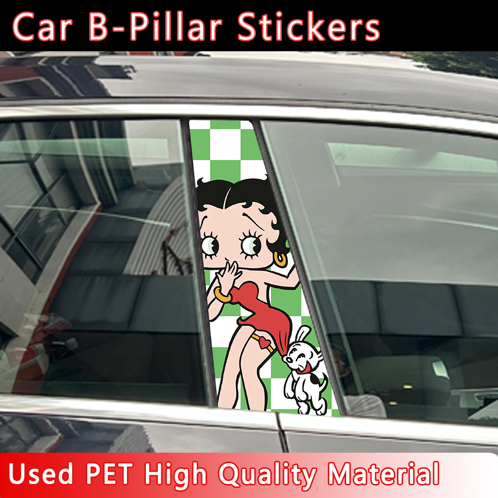 Car Accessories Girly - 2pcs Anime Cute LSweet Lovely Girl