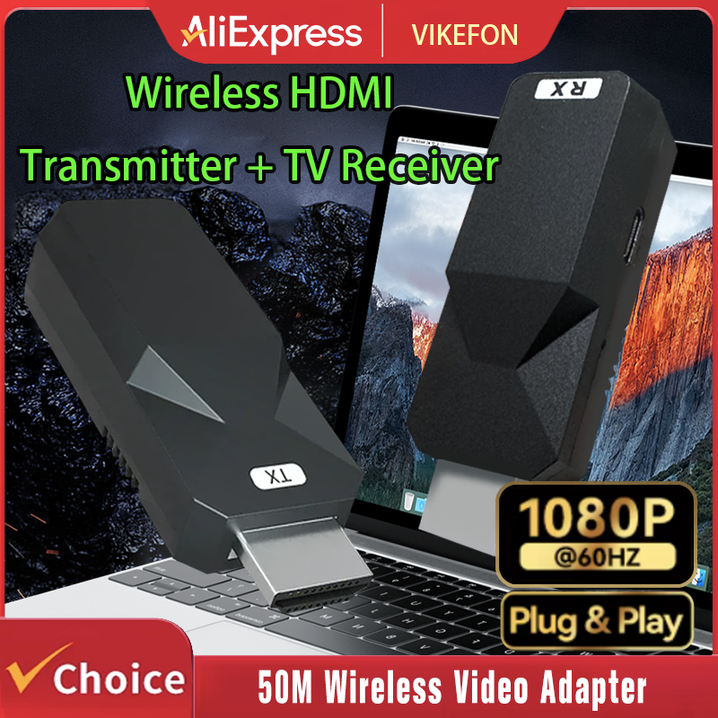 Car Dash Cam - 50M HDMI-Compatible Wireless Video Transmitter and