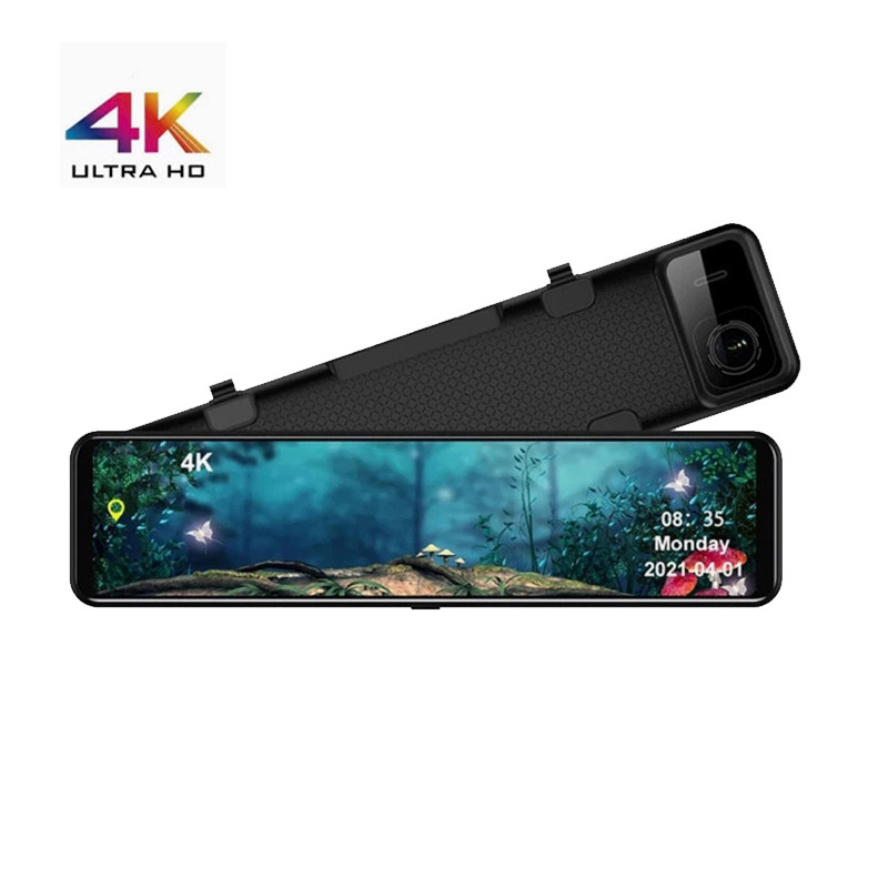 Car Dash Cam - 12 Inch Touch Screen Dual Camera