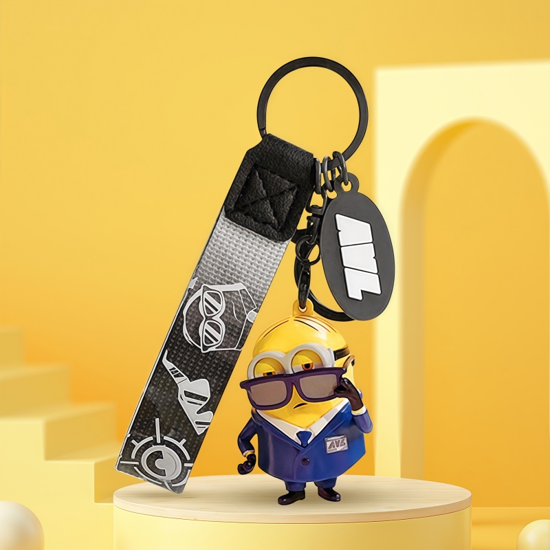 Cartoon Minion keychain pendan - مراجعة Car Accessories Girly وسعره