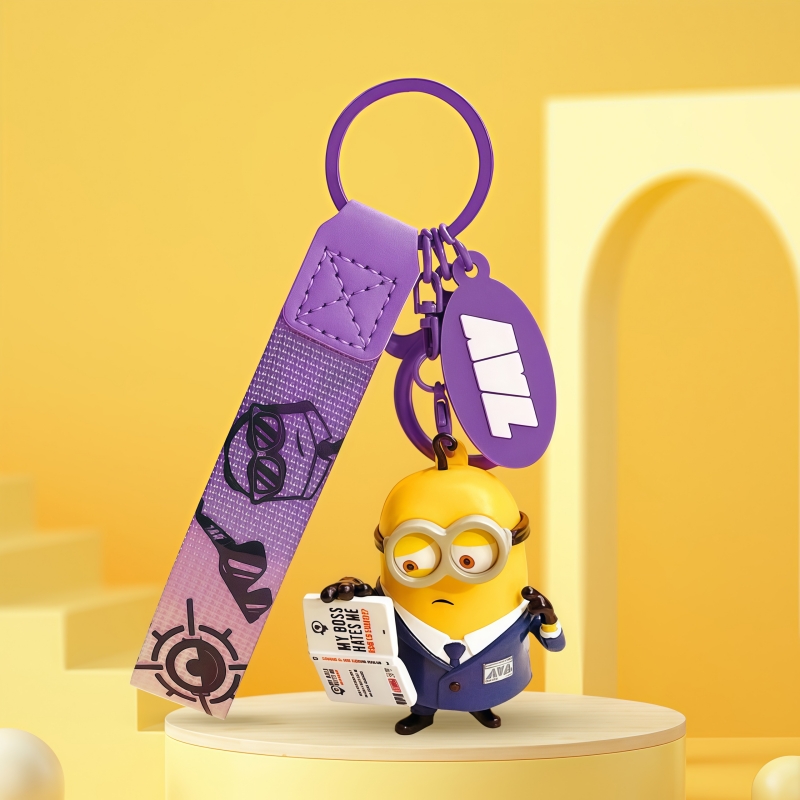 Cartoon Minion keychain pendan - مراجعة Car Accessories Girly وسعره
