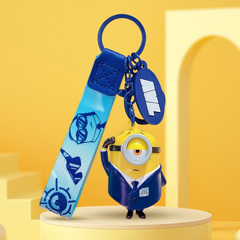 Cartoon Minion keychain pendan - مراجعة Car Accessories Girly وسعره