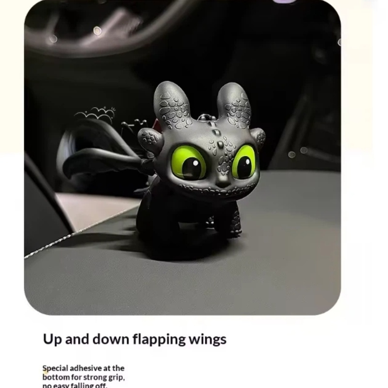 Genuine Cute Glowing Toothless - مراجعة Car Accessories For Interior وسعره
