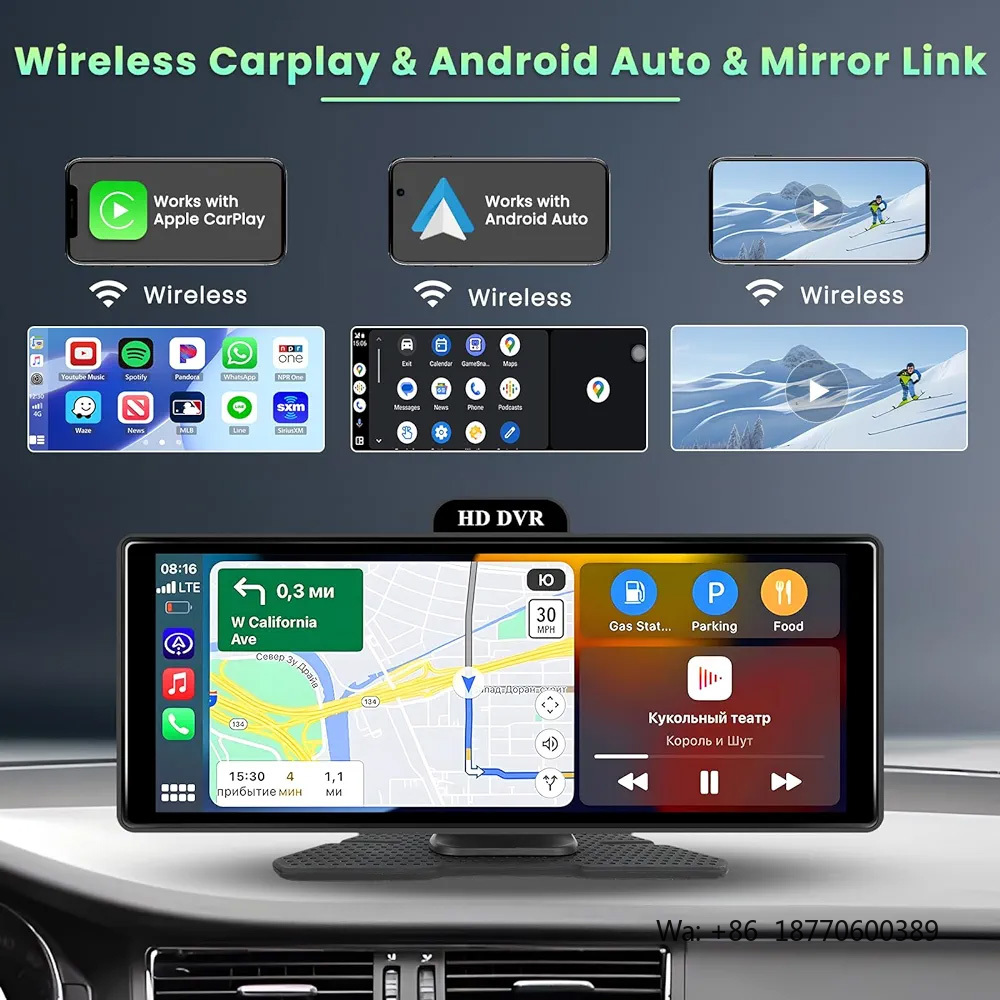 Carplay DashCam Dash Cam Front - مراجعة Car Dash Cam وسعره
