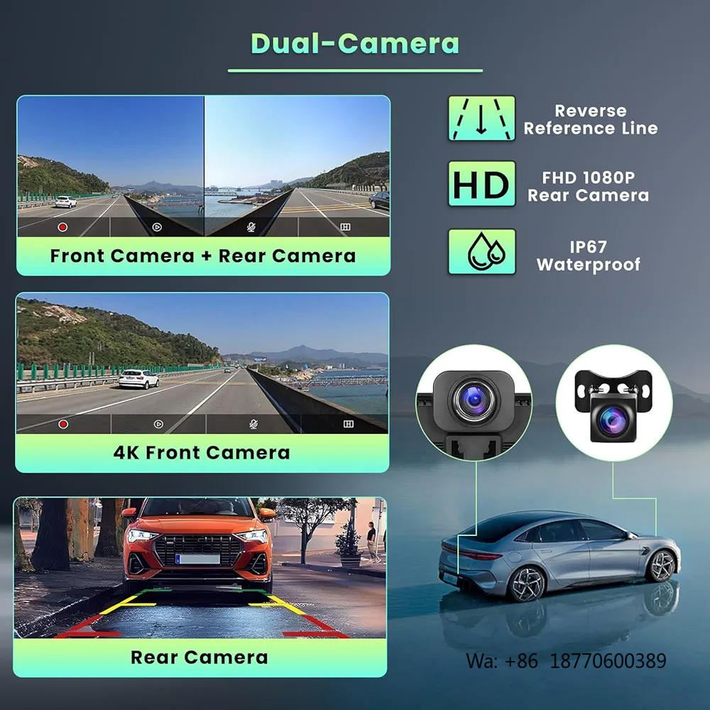 Carplay DashCam Dash Cam Front - مراجعة Car Dash Cam وسعره