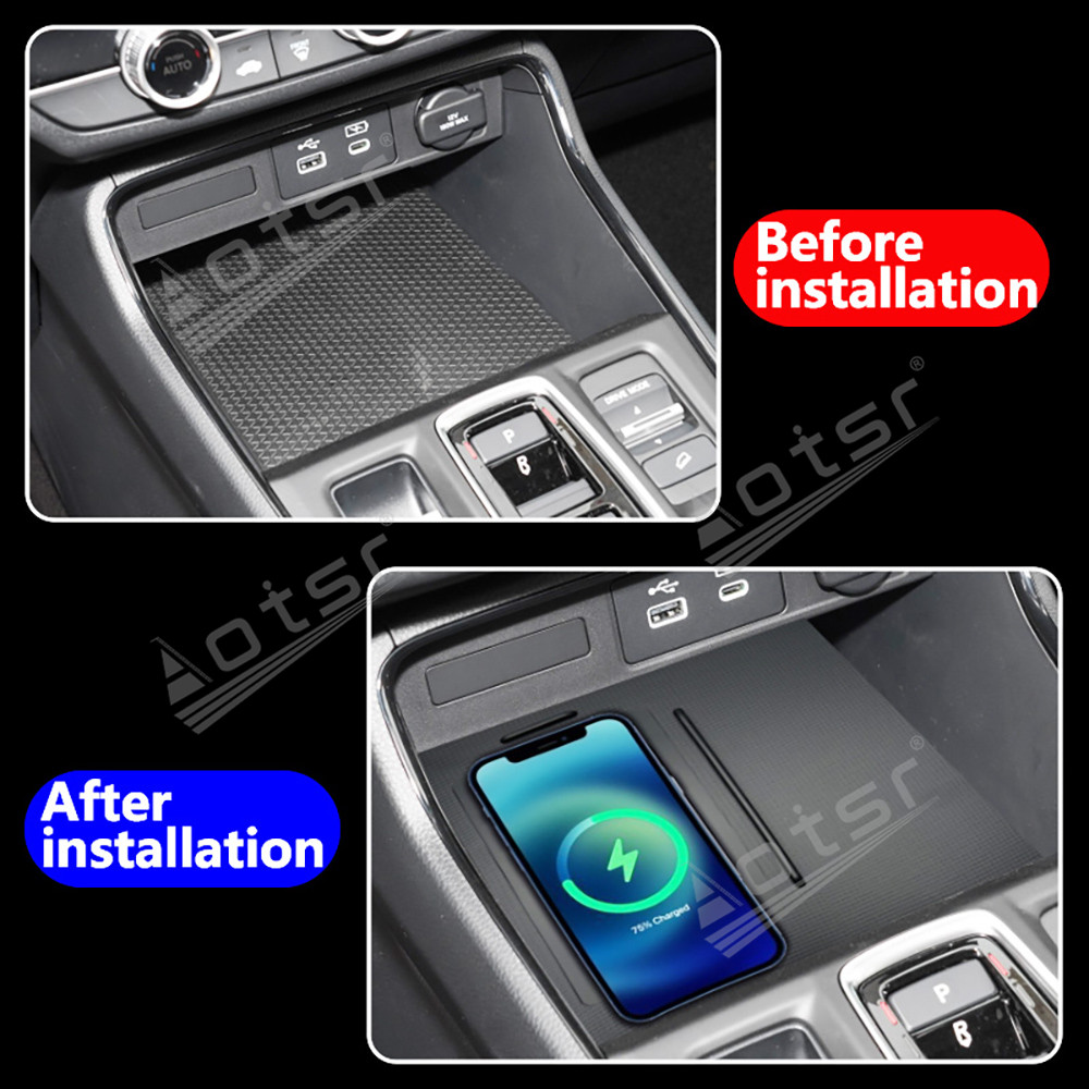 Car Wireless Charger Pad, Smar - مراجعة Car Accessories Honda Crv وسعره