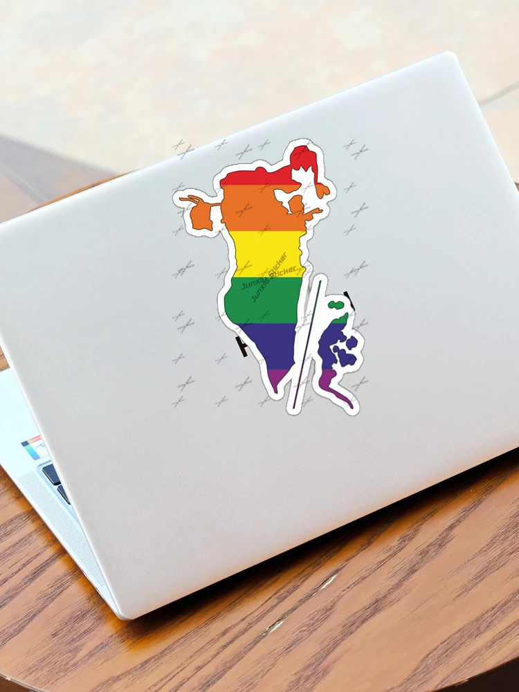 Bahrain Gay Rainbow outline Fl - مراجعة Car Accessories Bahrain وسعره