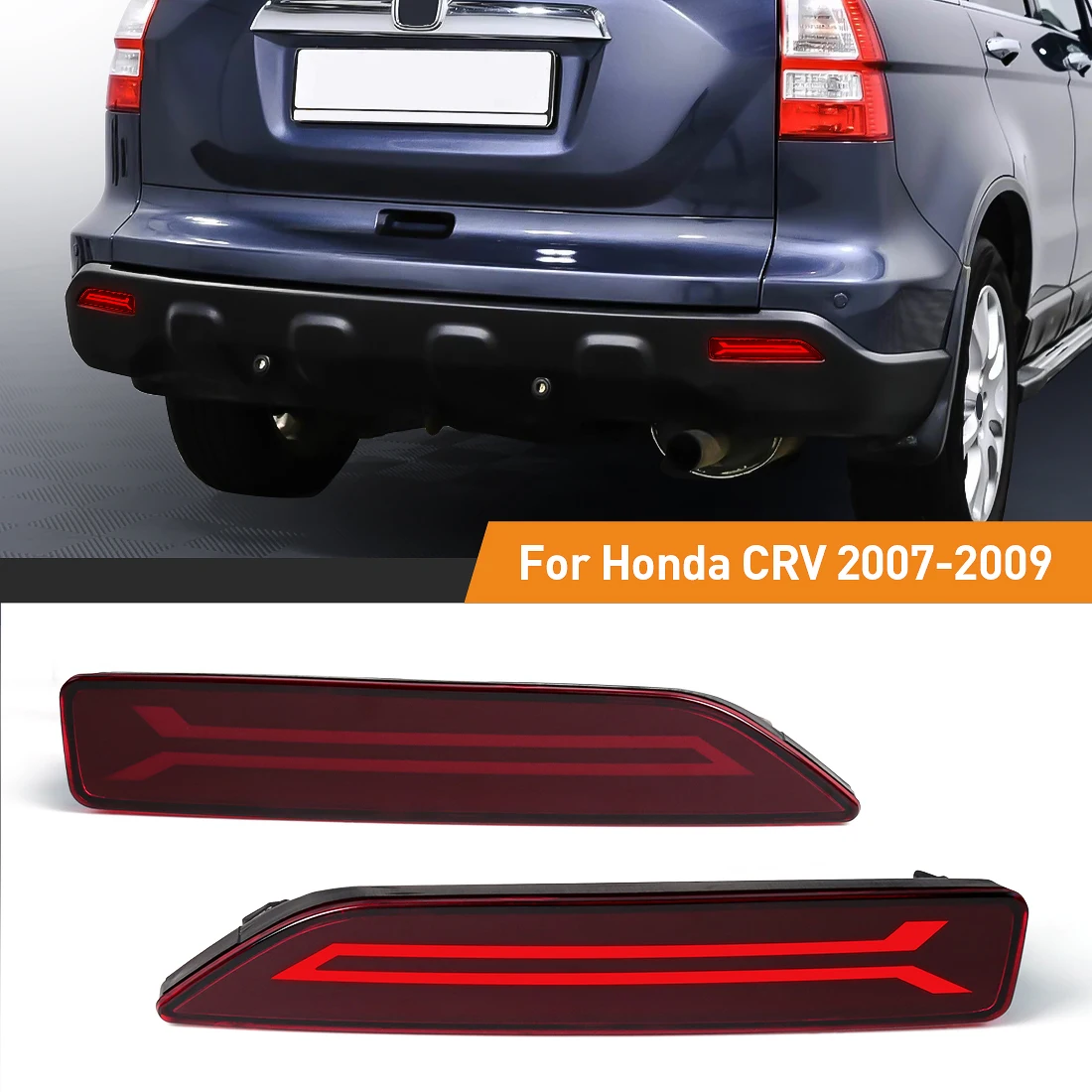 LED Rear Bumper Reflector Ligh - مراجعة Car Accessories Honda Crv وسعره
