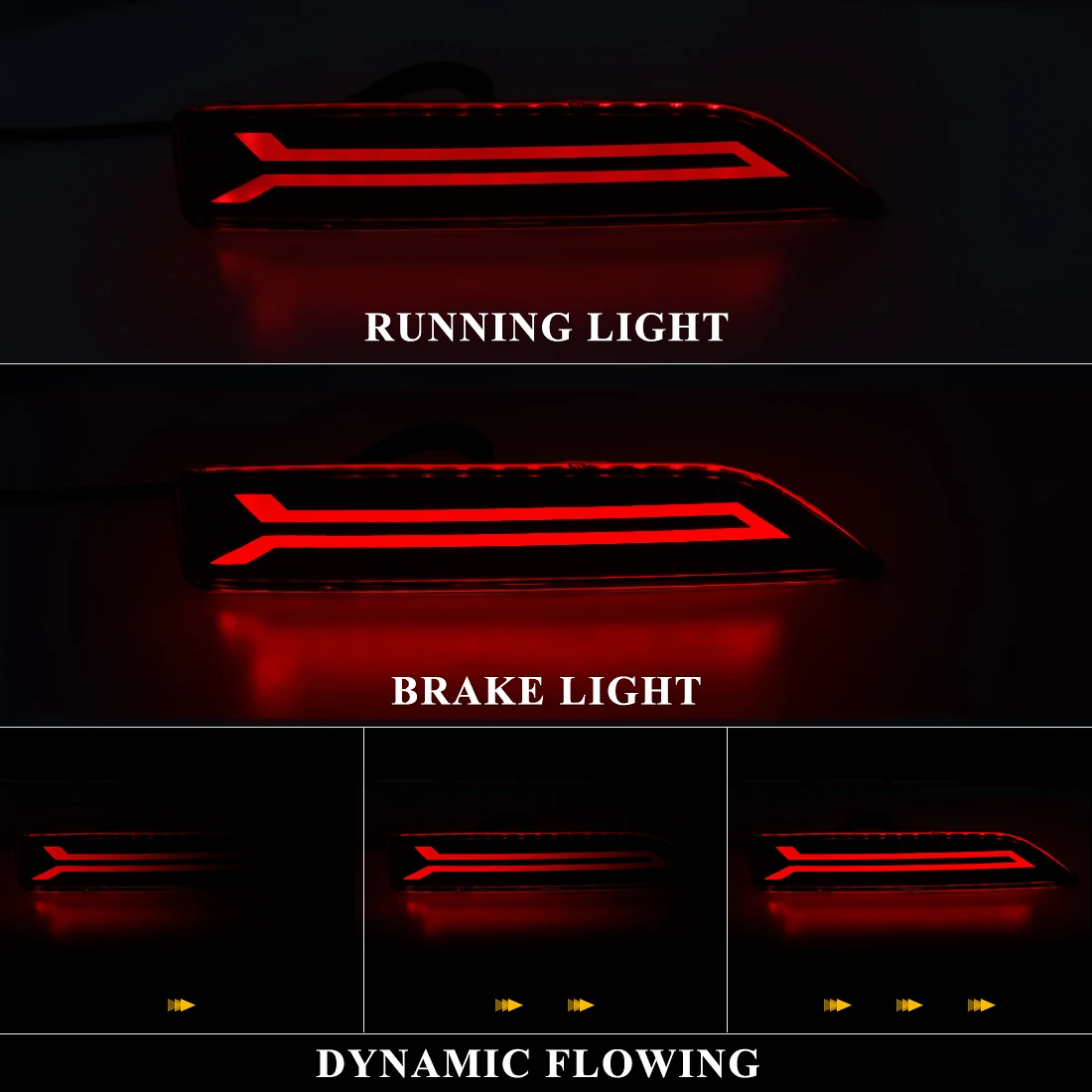 LED Rear Bumper Reflector Ligh - مراجعة Car Accessories Honda Crv وسعره