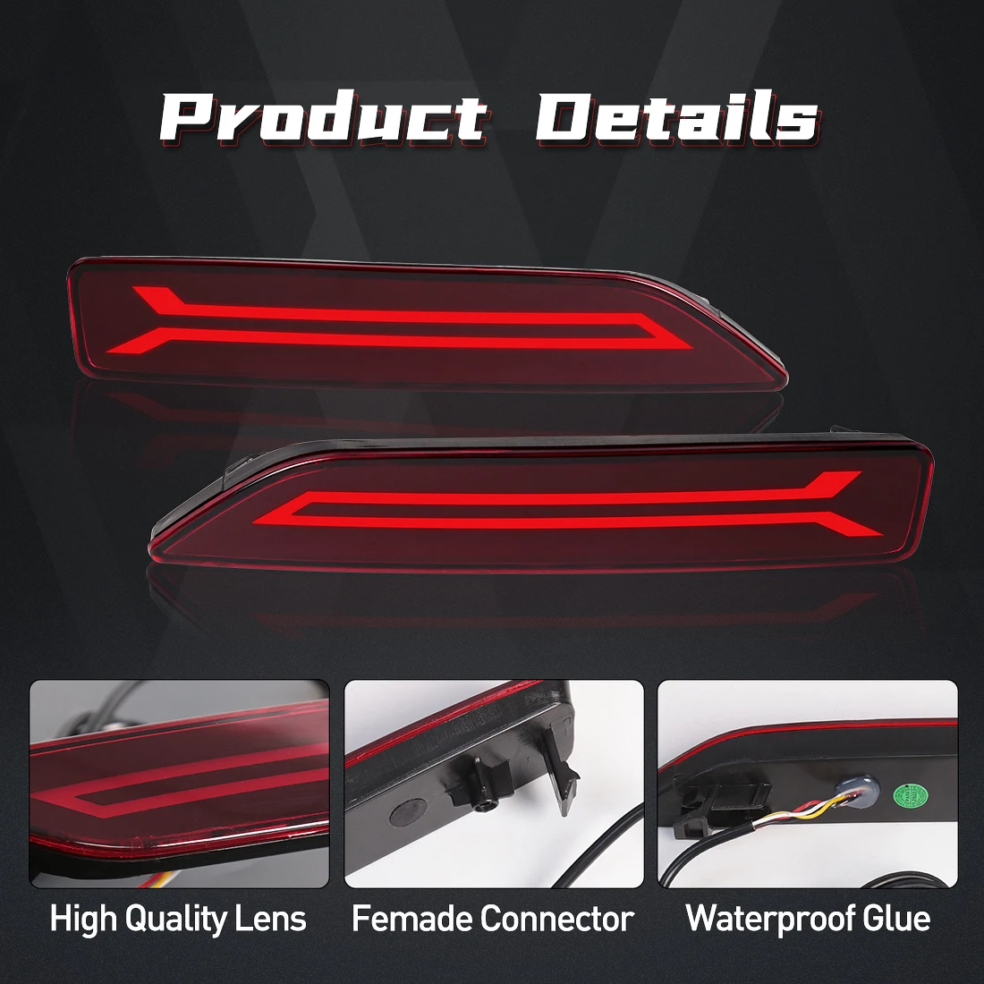 LED Rear Bumper Reflector Ligh - مراجعة Car Accessories Honda Crv وسعره