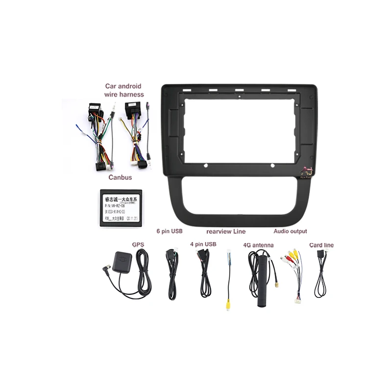 Aijia Car Radio Frame for VW 2 - مراجعة Car Accessories For Interior وسعره