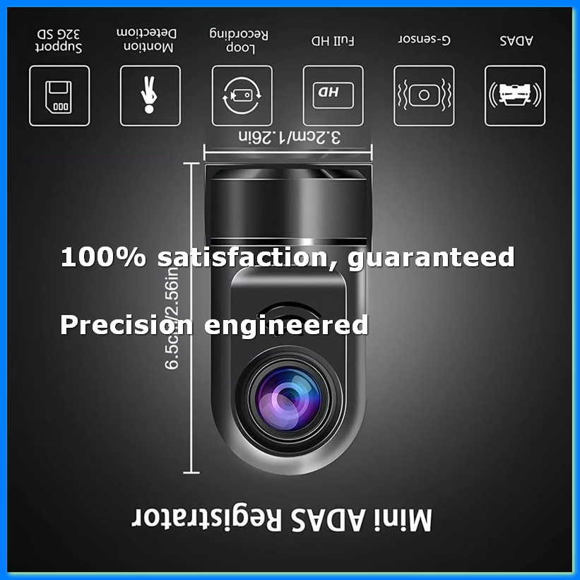 1080P HD 360° Rotating Mini AD - مراجعة Car Dash Cam وسعره