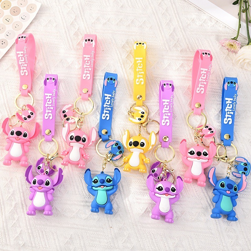 Kawaii Lilo & Stitch Toys Keyc - مراجعة Car Accessories Girly وسعره