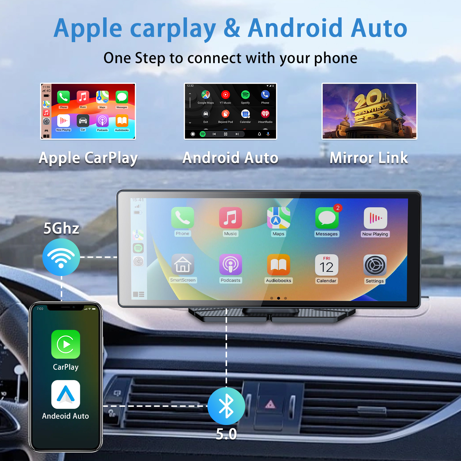 11.26 inch Android 14 Car DVR  - مراجعة Car Dash Cam وسعره