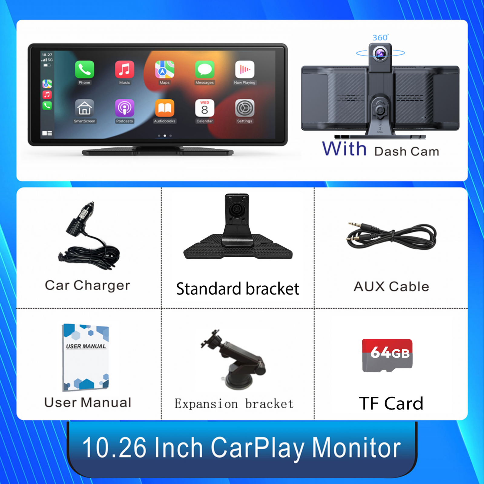 11.26 inch Android 14 Car DVR  - مراجعة Car Dash Cam وسعره