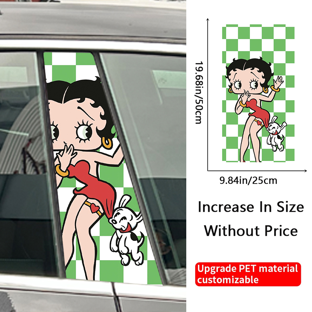 2pcs Anime Cute LSweet Lovely  - مراجعة Car Accessories Girly وسعره