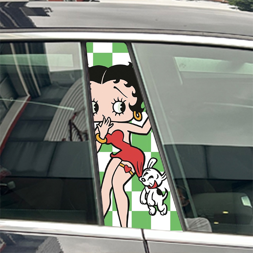 2pcs Anime Cute LSweet Lovely  - مراجعة Car Accessories Girly وسعره