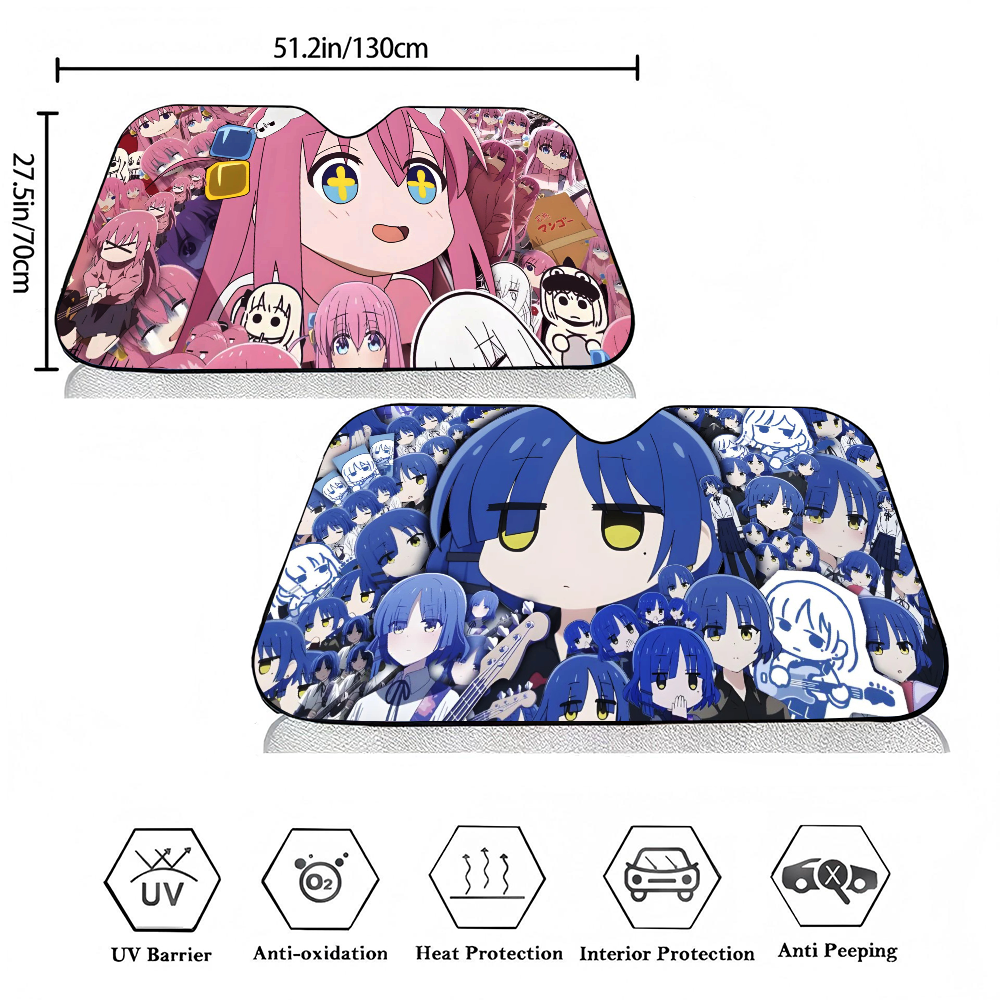 Anime B-bocchi The Rock Cartoo - مراجعة Car Accessories For Interior وسعره