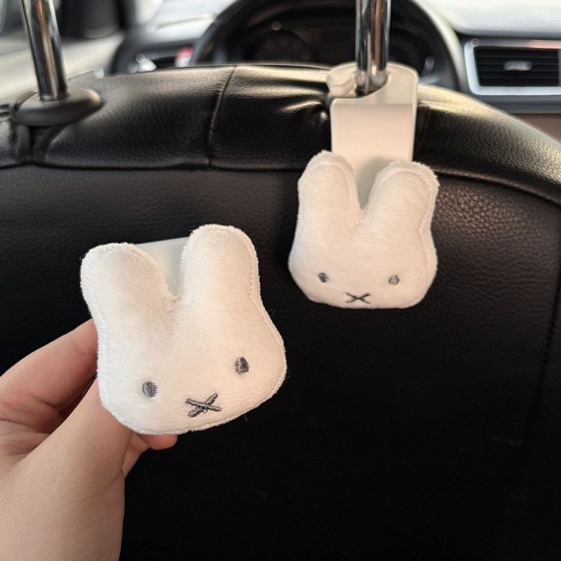 Miffy creative car hook with   - مراجعة Car Accessories For Interior وسعره