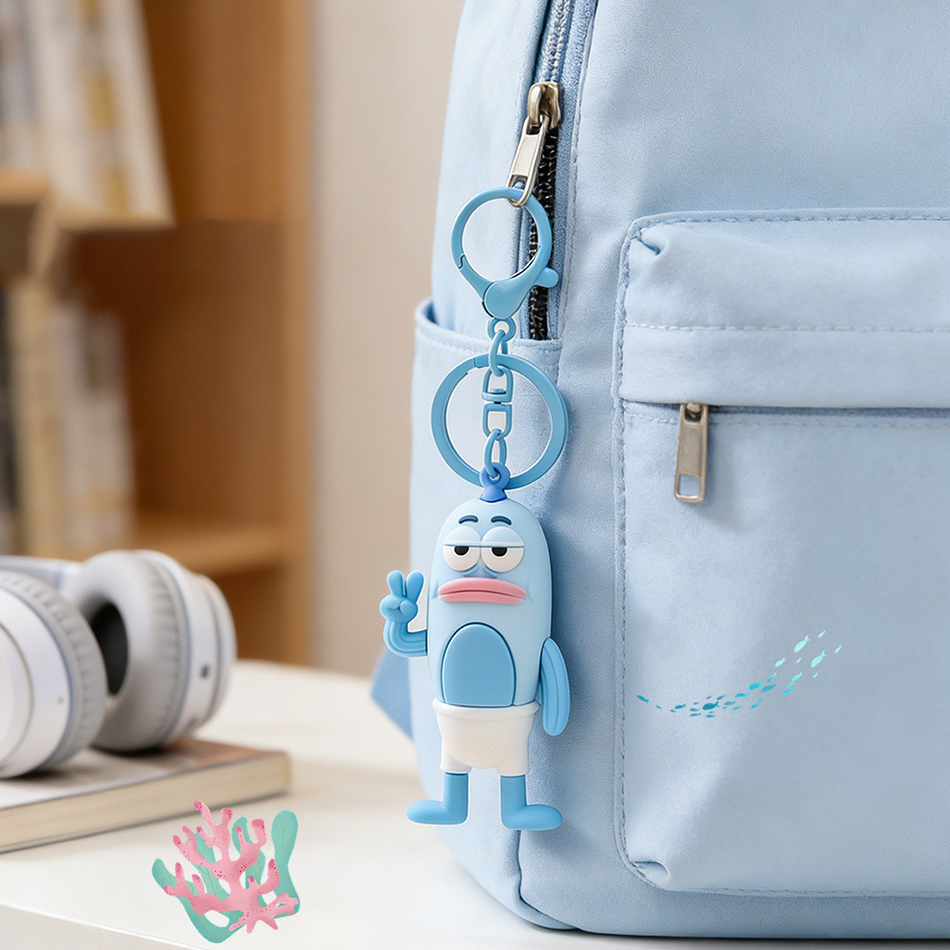 Creative Biqibao Ugly Fish Key - مراجعة Car Accessories Girly وسعره