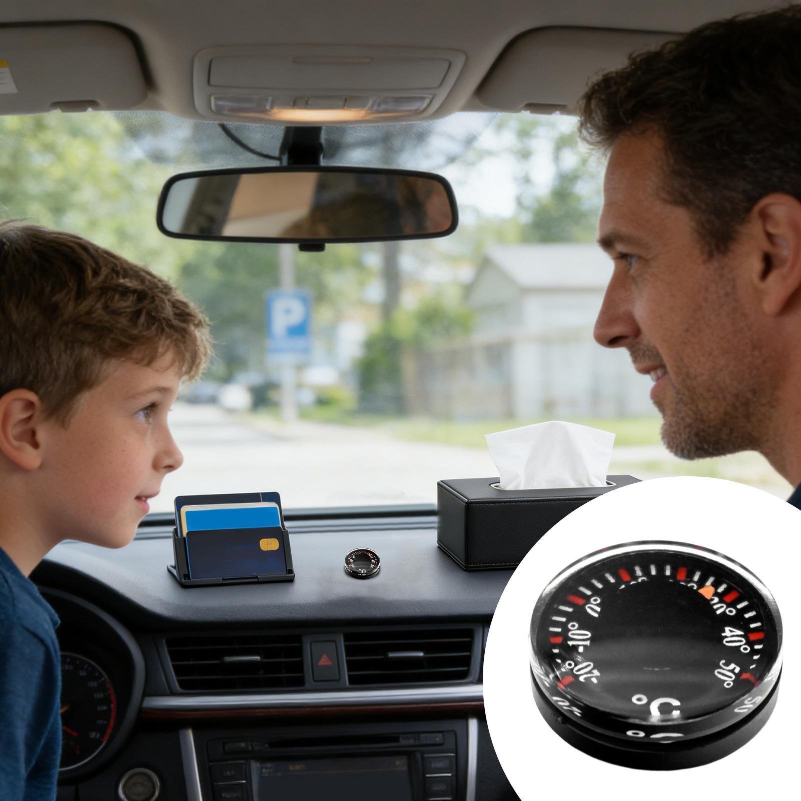 1PC Mini Car Thermometer Batte - مراجعة Car Accessories For Interior وسعره