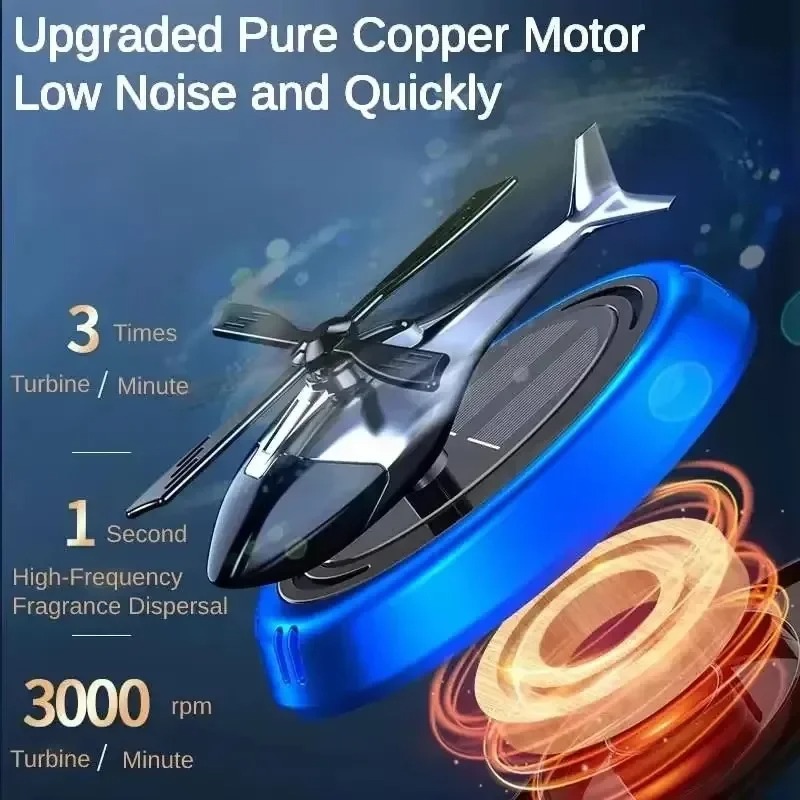Solar Powered Helicopter Car A - مراجعة Car Accessories For Interior وسعره