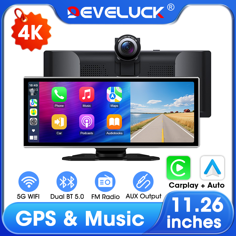 11.26 inch 4K Dash Cam Wireles - مراجعة Car Dash Cam وسعره