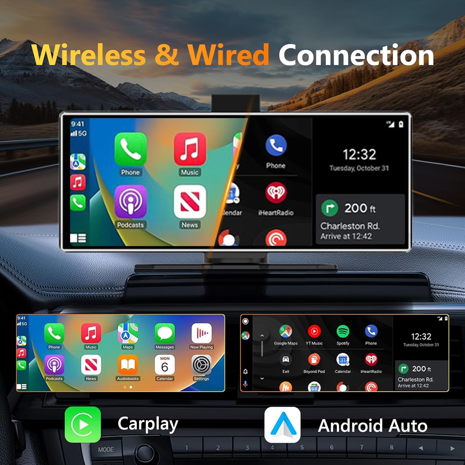 11.26 inch 4K Dash Cam Wireles - مراجعة Car Dash Cam وسعره